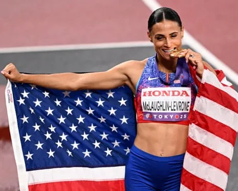 Sydney McLaughlin-Levrone posts fastest women’s 400m in 40 years to claim championship title